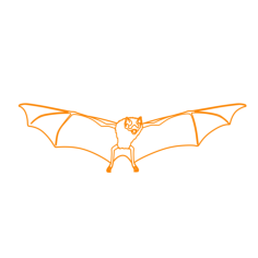 Animals Bats Common Vampire Bat Outline Svg Vector, Free Vectors File